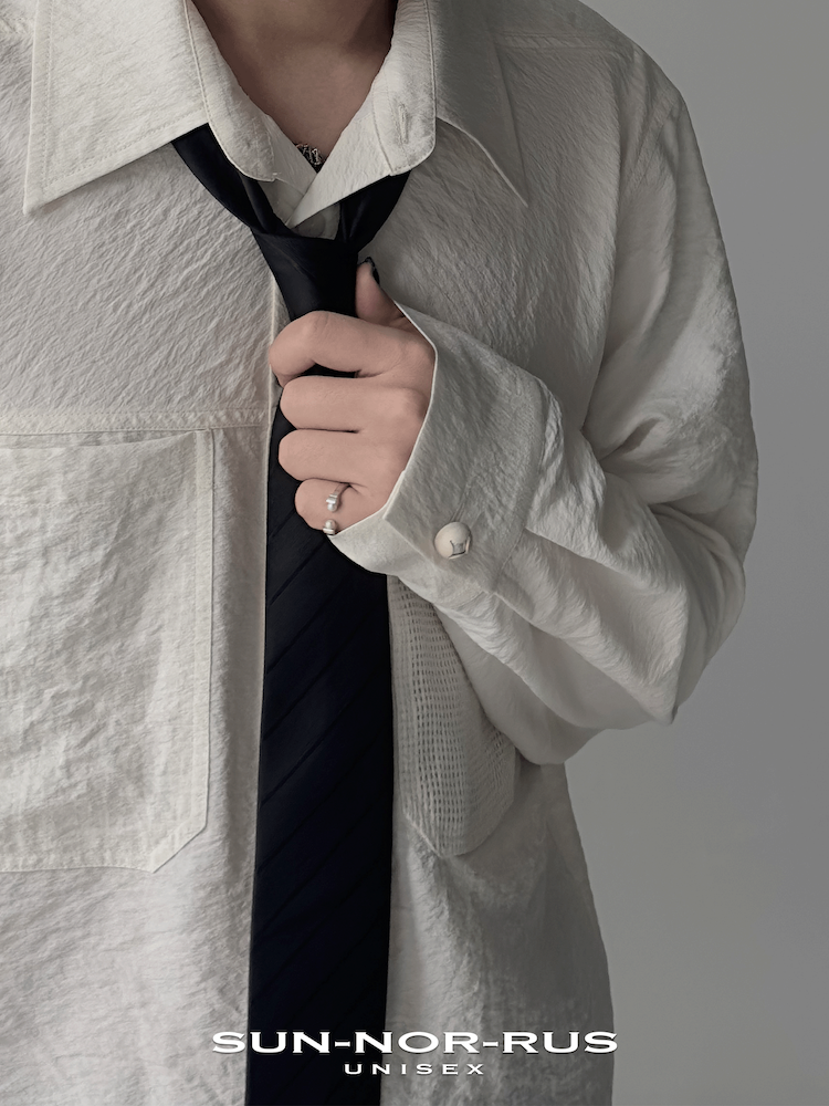 Patch Pocket Shirt in silk