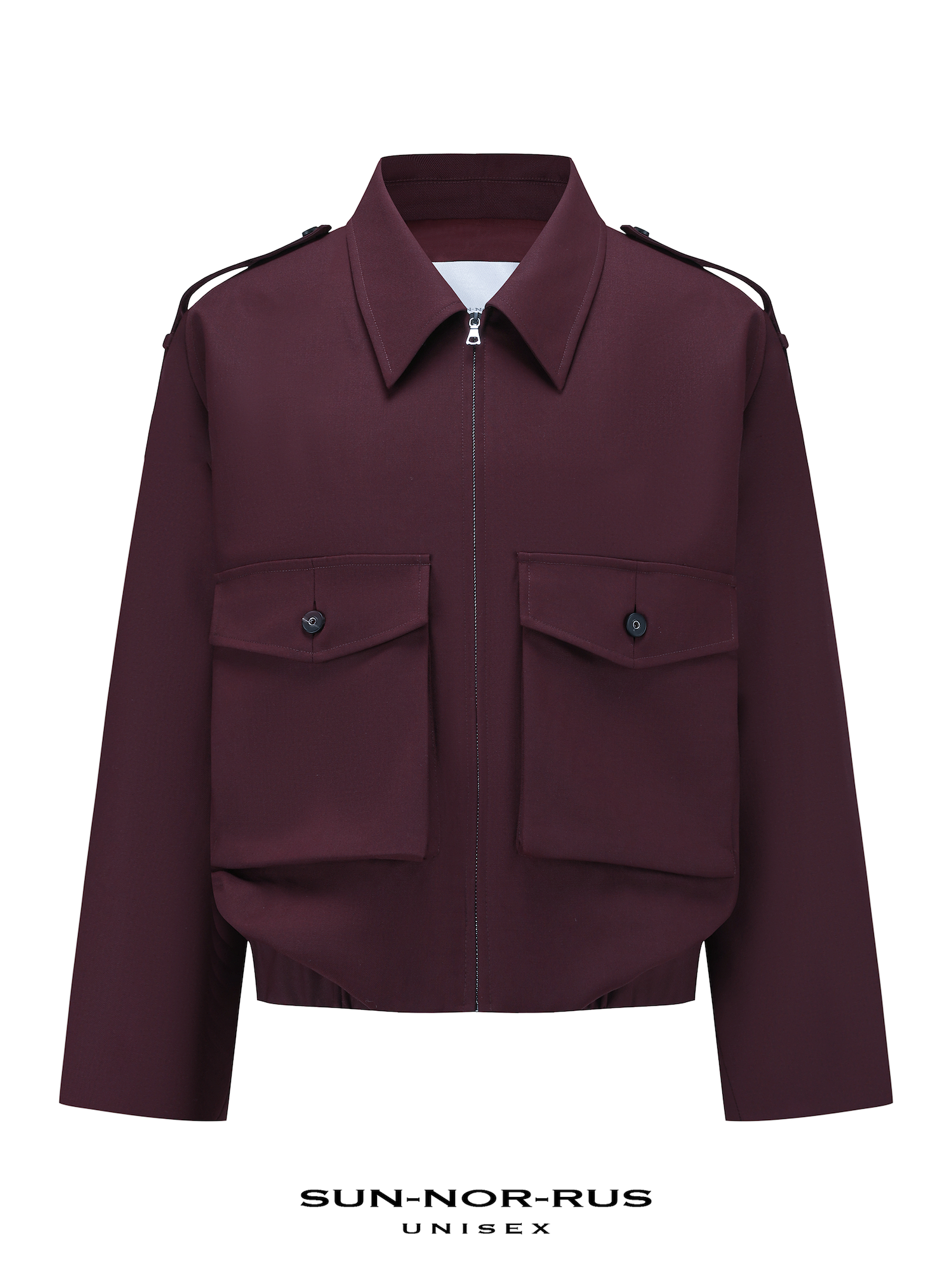 Patch Pocket Blazer in Italian Wool Blend